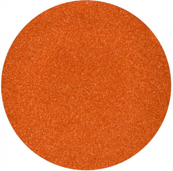 Sanding sugar orange