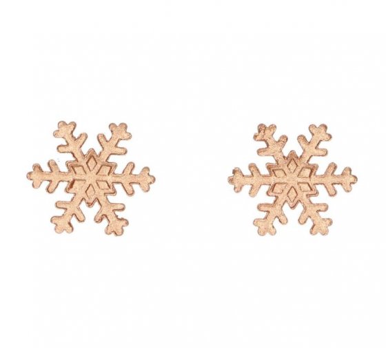 sockerdekorationer snöflingor brons