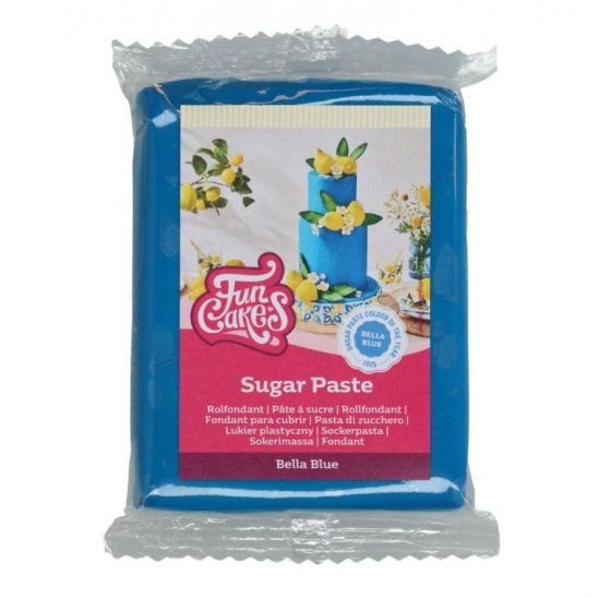 FunCakes Sugar Paste Bella Blue 250 g