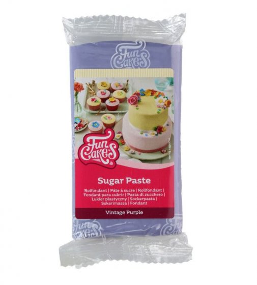 Sockerpasta vintage purple