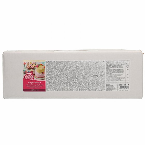 Funcakes sockerpasta vit 2x2.5 kg