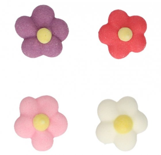 FunCakes Suurpakkaus Sokerikoristeet Mini Kukat Mix 480 kpl