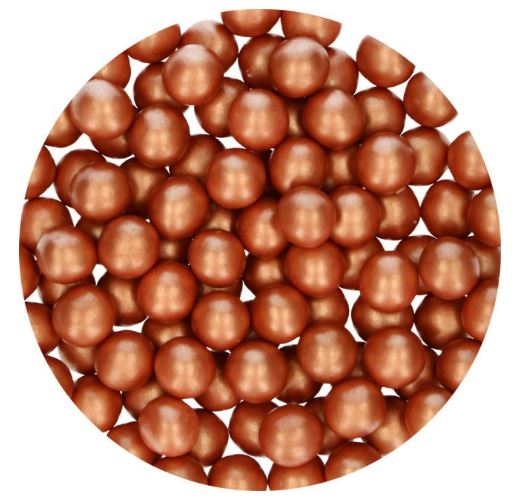 Strössel chokladkulor koppar