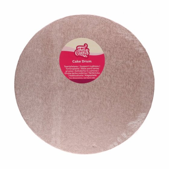 Funckakes tårtbricka tjock rose gold 30 cm