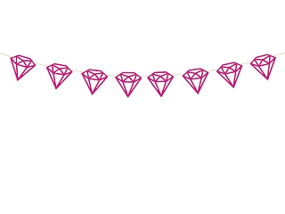 Garland Pink Diamonds