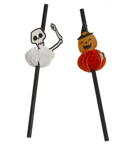 papperssugrör Halloween