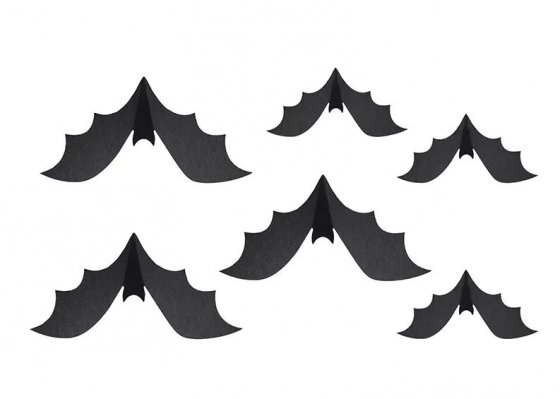 Pappersdekoration fladdermus