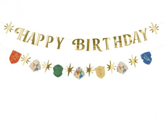 Banner Harry Potter Happy Birthday