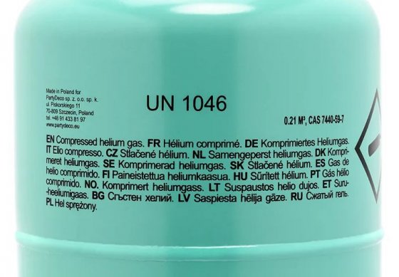 Heliumtank ballonger