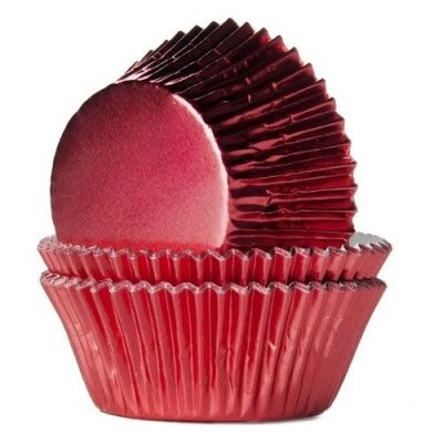 24 House of Marie muffinsformar folie röd