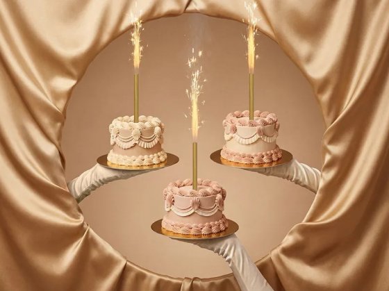 Isfackla till tårta