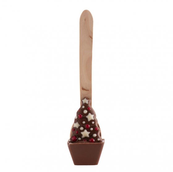 Choklad på pinne julgran
