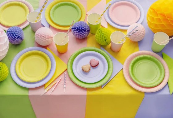 Juhlapöytäliina Vaaleanpunainen 137 x 183 cm