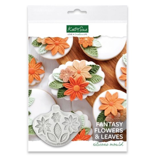 Katy Sue silikonform blommor och blad