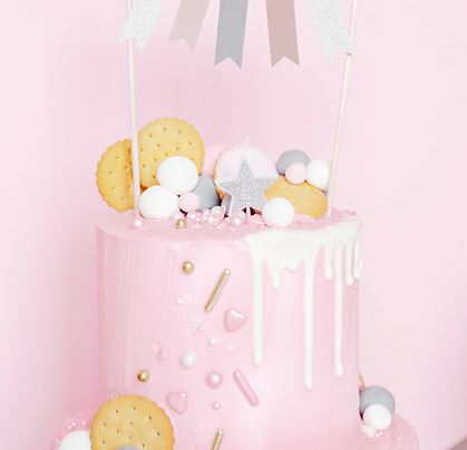 Tårtljus silverstjärnor