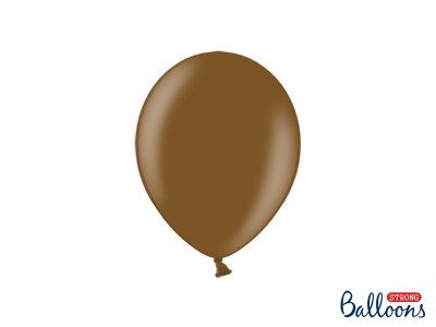 100 st Ballonger Metallic Chocolate Brown 23 cm