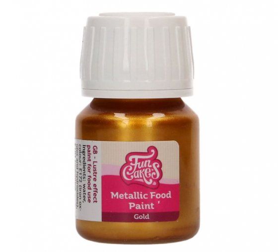Ätbar guldfärg