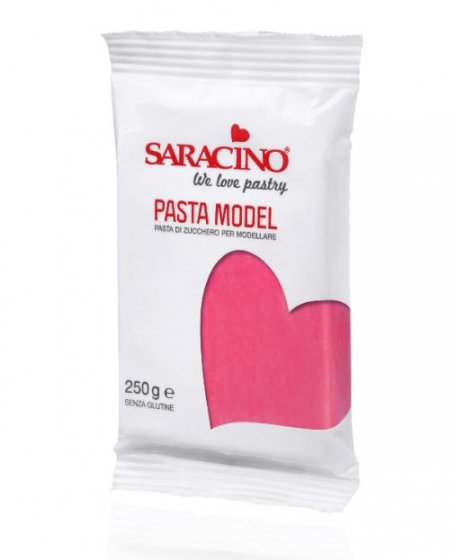 Modelleringspasta Saracino fuchsia 250 g