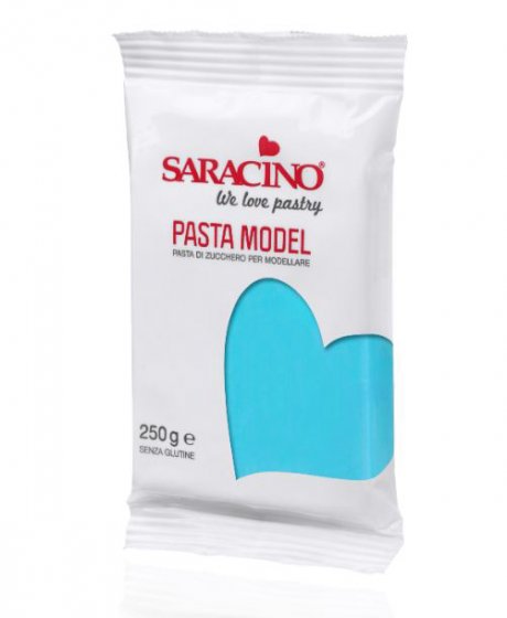 Modelleringspasta Saracino ljusblå 250 g
