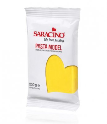 Modelleringspasta Saracino gul 250 g