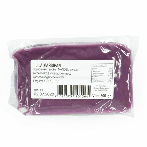 FYND! Liten blå fläck Marsipan lila 500 g