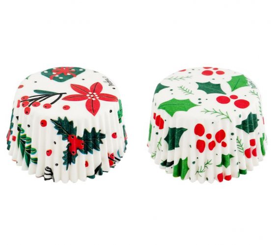 muffinsform holly leaves