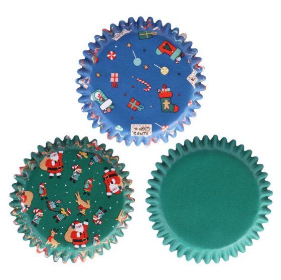Muffinsformar folierade santa mix