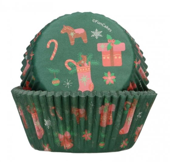FunCakes Baking Cups Christmas pk/48