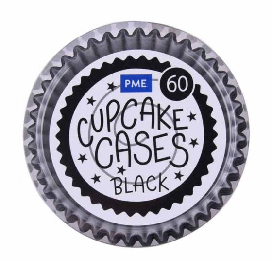 Svarta muffinsformar