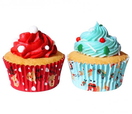 PME Muffinsivuoat Santa & Rudolf 60 kpl