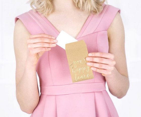 Näsdukar pocket tissues till bröllop