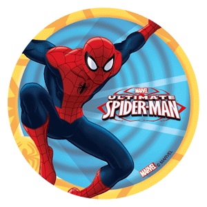 Tårtoblat Spiderman 6 - 14,5 cm