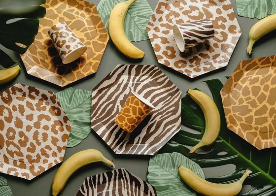 Servetit Monstera-lehti
