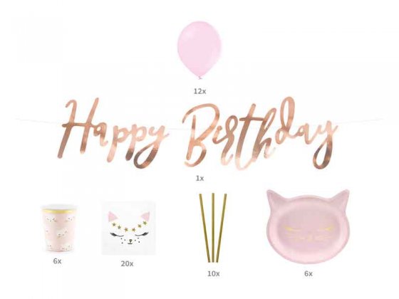 Party decoration set - Cat 
