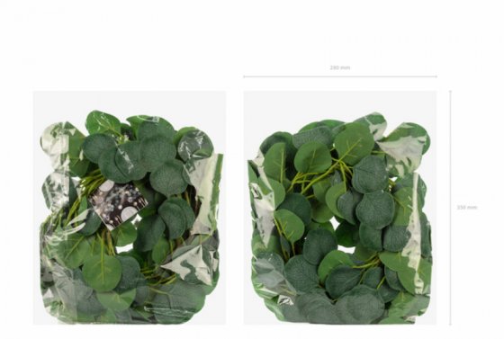 PartyDeco krans eucalyptus 1,8 meter