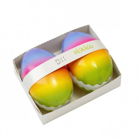 Påskägg regnbåge