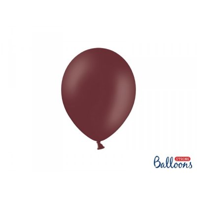 100 st ballonger Pastel Maroon 23 cm
