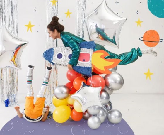 Pinata Rymdraket 70 cm