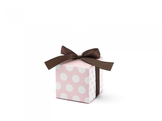 Treat boxes Pink Polka