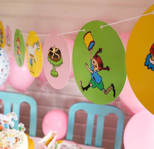 kalasbanner Pippi Långstrump