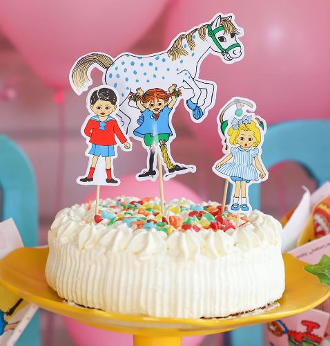 Cake Toppers Pippi Långstrump