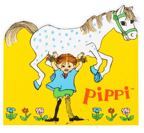 inbjudningskort Pippi Långstrump