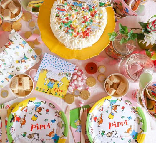 inbjudningskort Pippi Långstrump