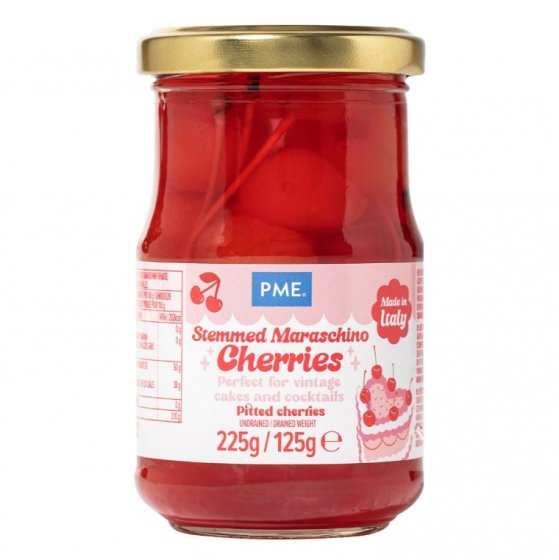 Red Stemmed Maraschino Cherries