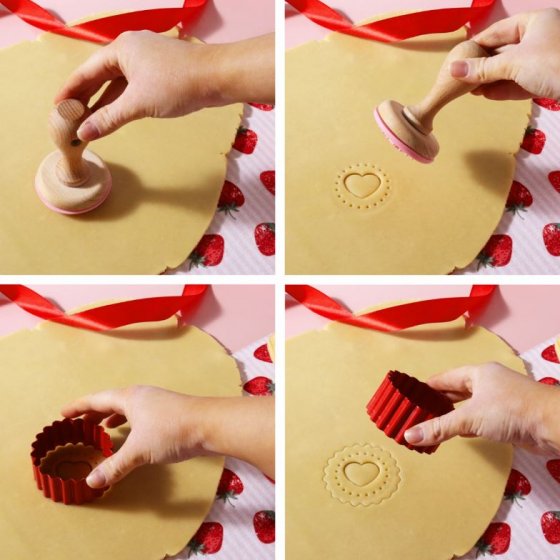 Cookie stamp embosser set