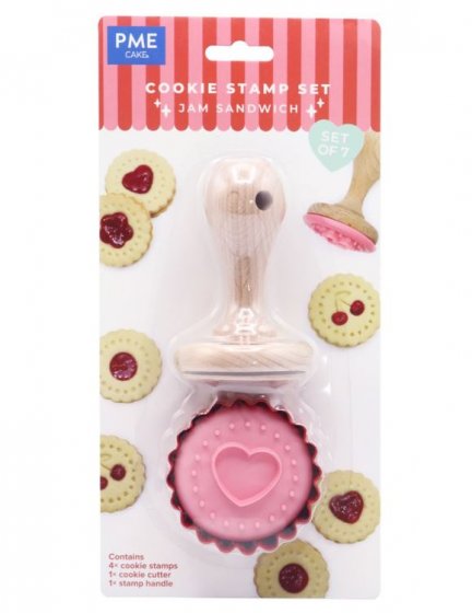 Cookie stamp embosser set