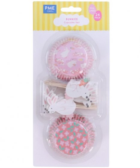 PME Muffinsformar & toppers Kaniner 24-pack