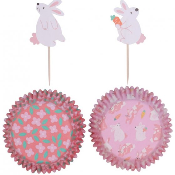 PME Muffinsformar & toppers Kaniner 24-pack