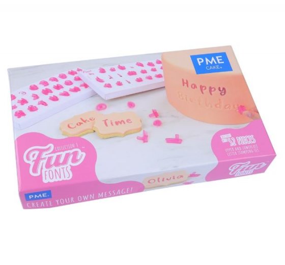 Bokstavsstämplar bakning