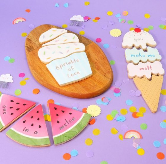 PME Fun Fonts Collection 3 Cupcakes & cookies